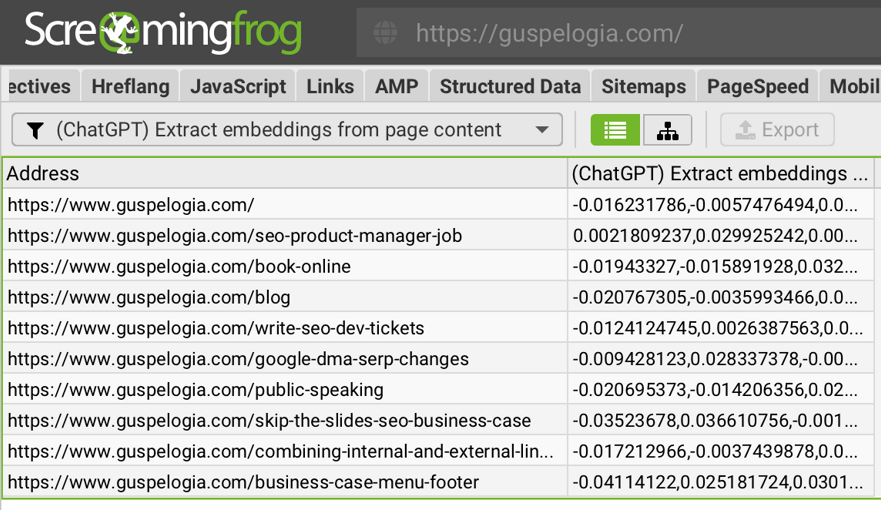 How to use Screaming Frog + ChatGPT to map related pages at scale